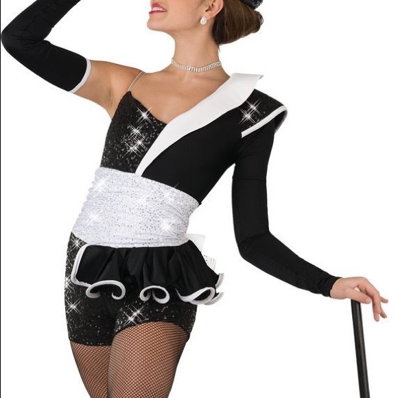 Black & white sequence dance costume. - Picture 9 of 10